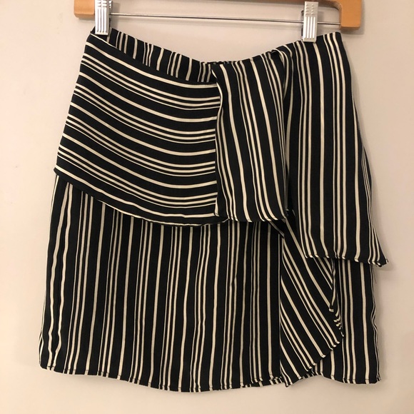 Zara Dresses & Skirts - Zara Basic Striped Miniskirt